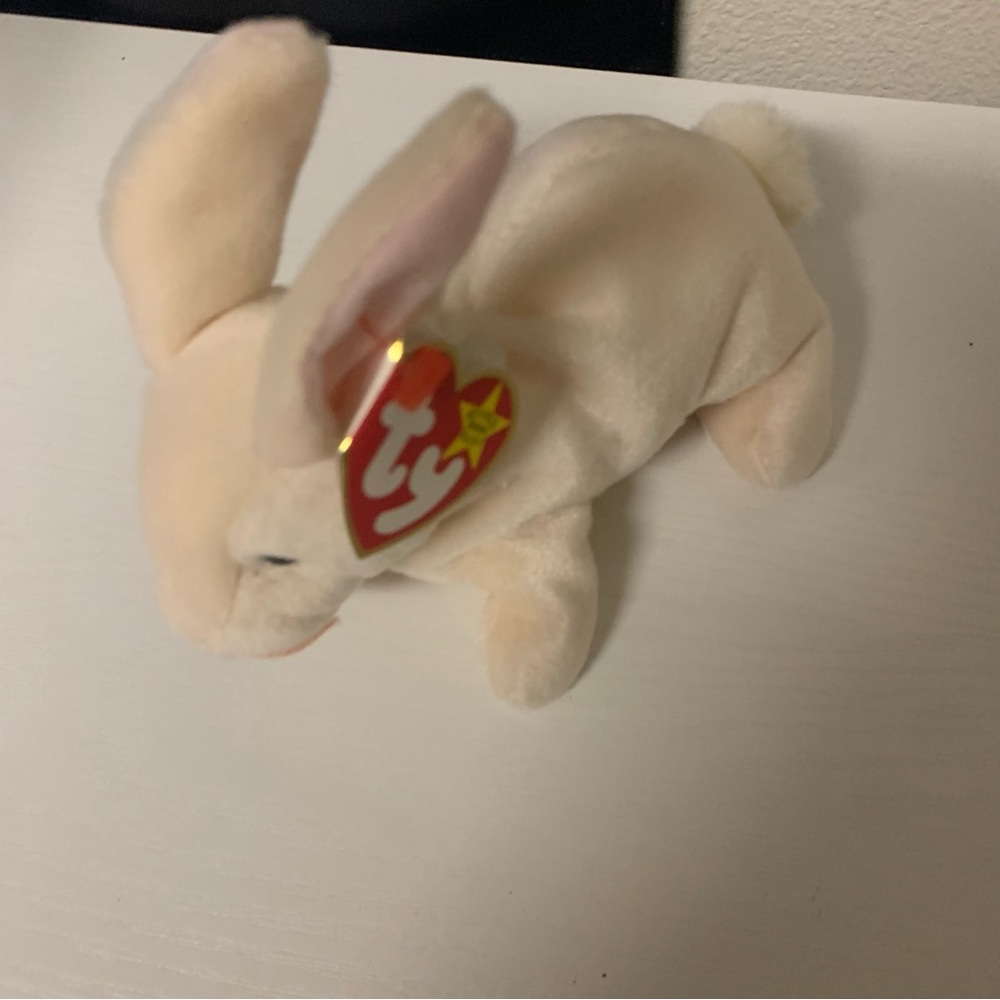 Ty Nibbler Soft Cream Bunny Plush